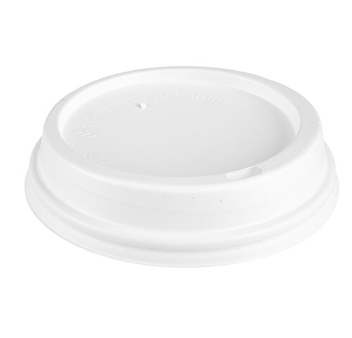 White Sip Through Dome Lid